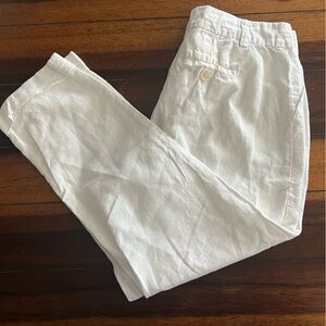 Banana Republic white linen size 2 Pants